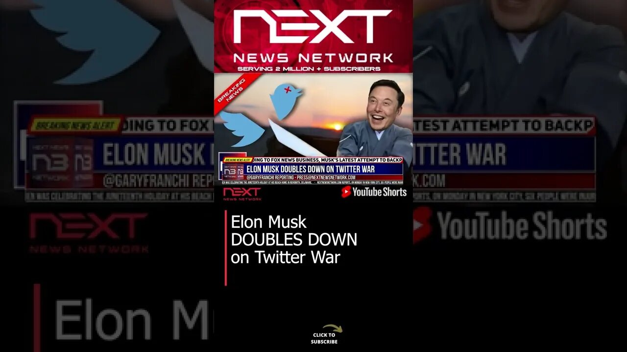 Elon Musk DOUBLES DOWN on Twitter War #shorts