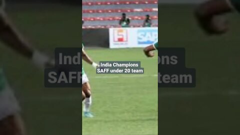 SAFF 2022 india under 20 team Champions