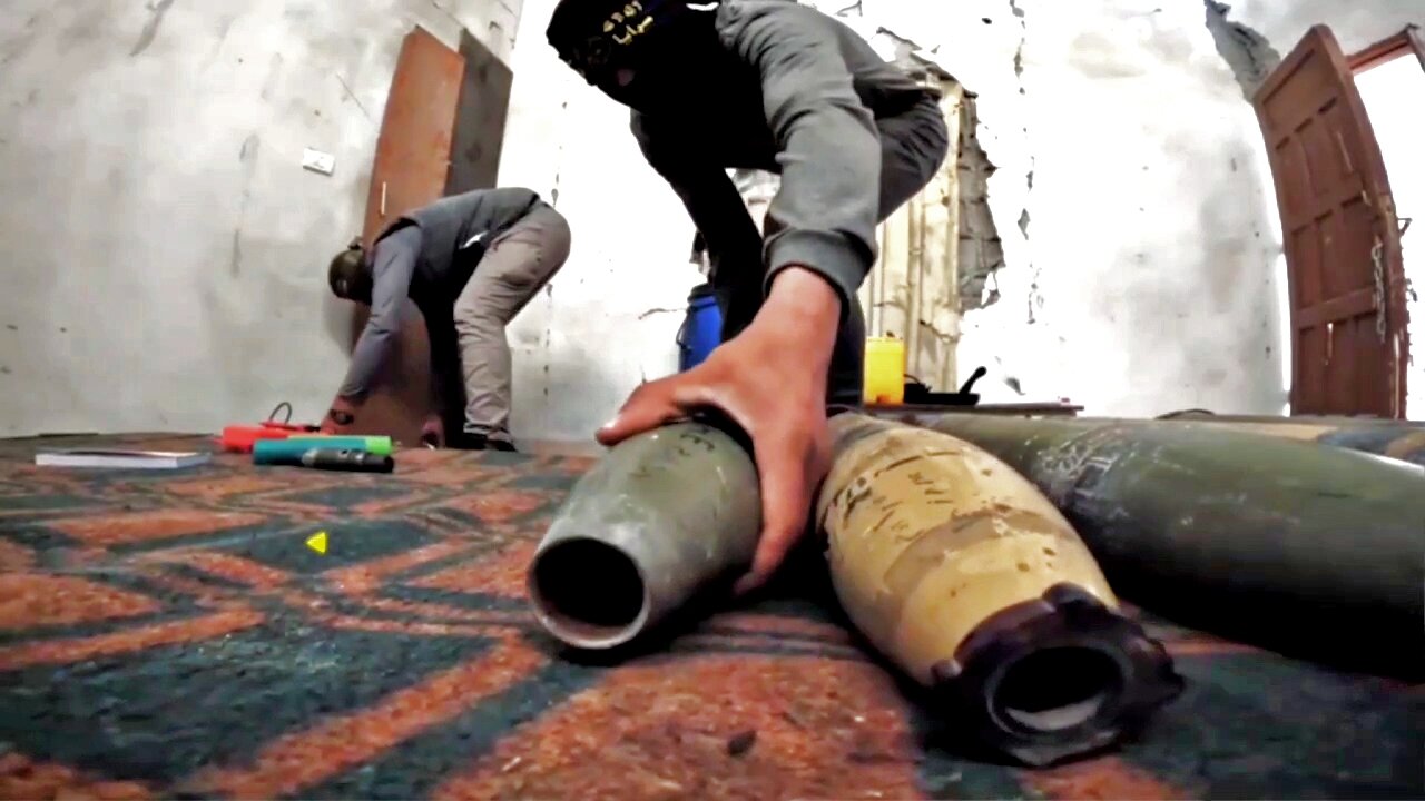 Watch Al-Quds Brigade Meticulously Prepare Missiles for Zionist Scum