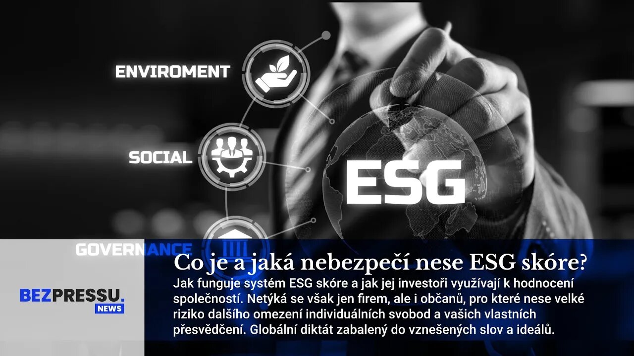 Co je a jaká nebezpečí nese ESG skóre?