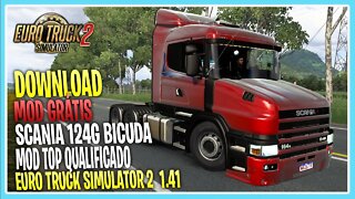 Mod SCANIA 124G + RONCO TOP EURO TRUCK SIMULATOR 2 VERSÃO 1.41