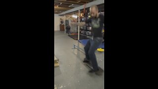 Learning kick flip back lip slides - basement sessions