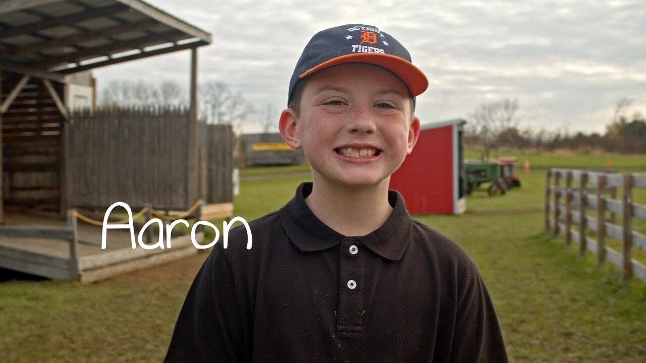 11-year-old Aaron loves playing sports and video games