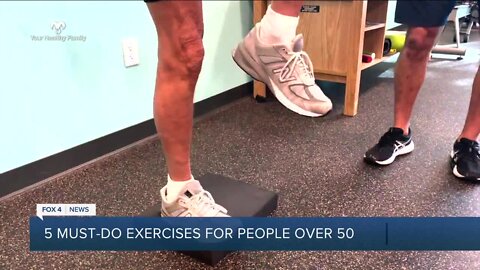 Your Healthy Family: 5 Must-do exercises for people over 50 - Single-leg balance