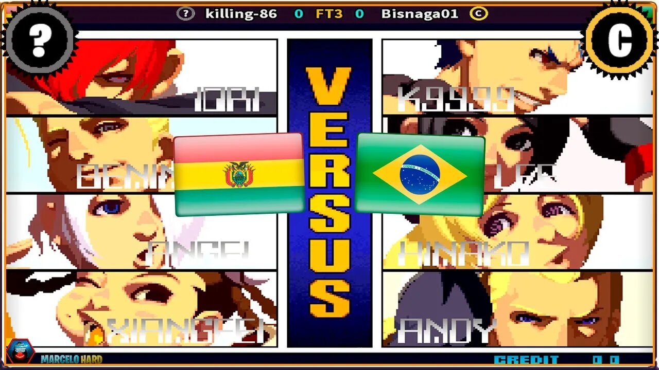 The King of Fighters 2001 (killing-86 Vs. Bisnaga01) [Bolivia Vs. Brazil]