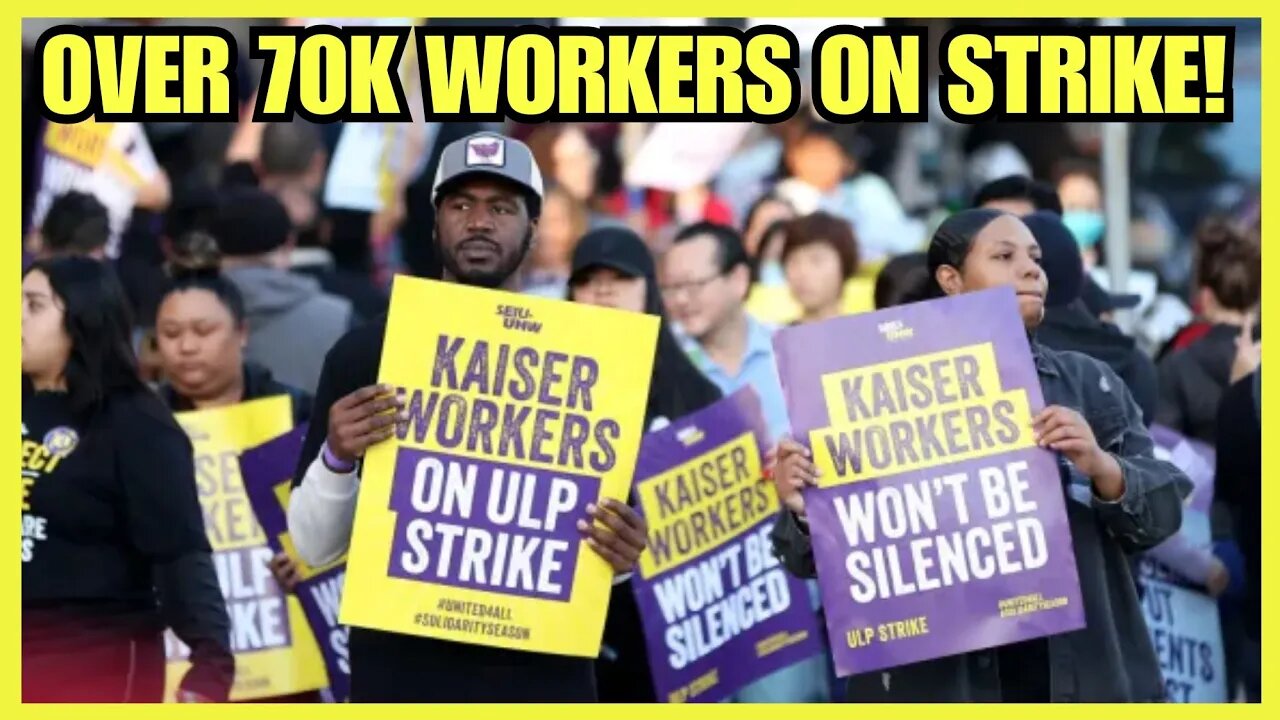 Kaiser Strike LARGEST In Healthcare History (clip)