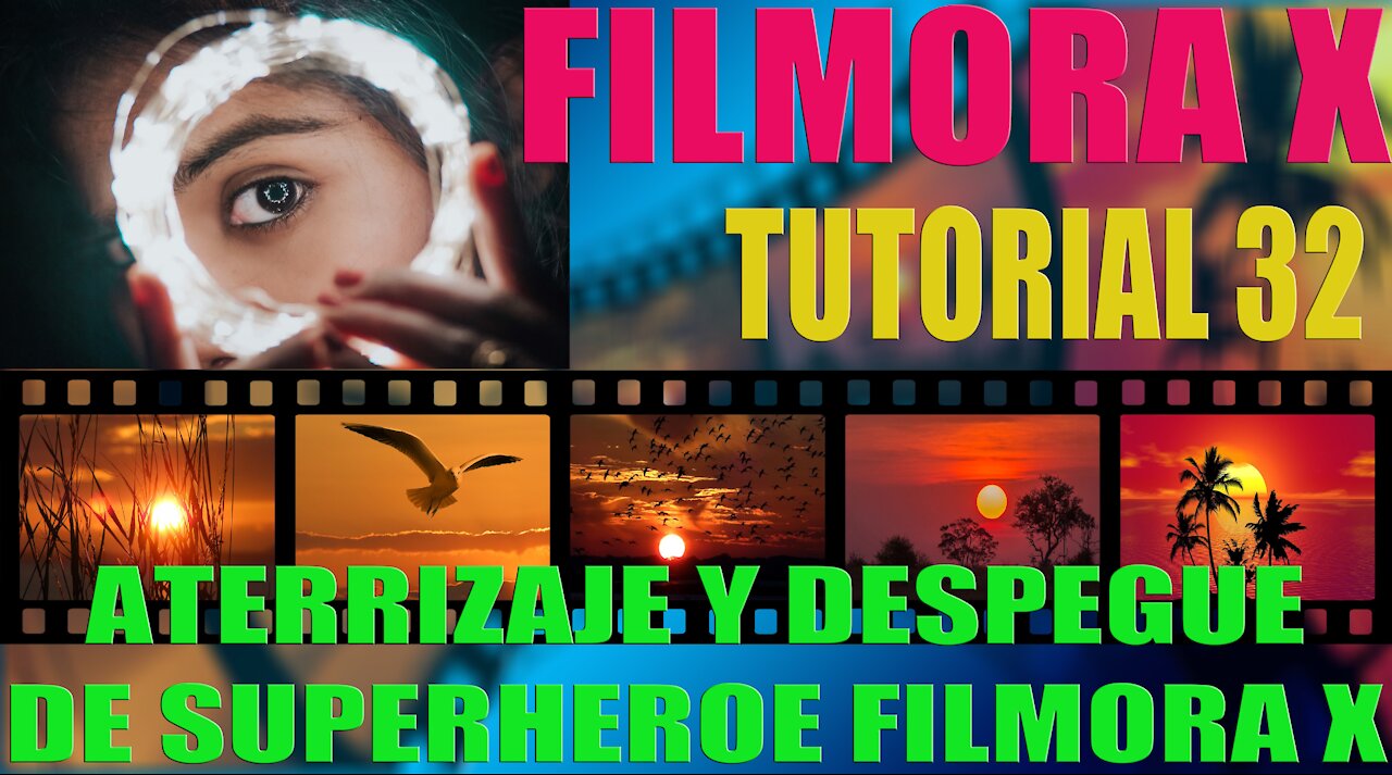 🆕 Como hacer el Efecto de ATERRIZAJE y DESPEGUE de SUPERHEROE con FILMORA X 🚀 Tutorial 32 🔥