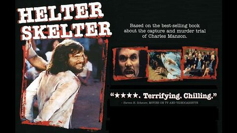 HELTER SKELTER 1976 TV Mini-Series - Docudrama of the Manson Led Tate-LaBianca Murders COMPLETE in HD