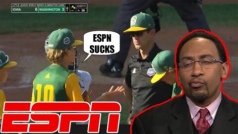 Little Leaguer caught on HOT MIC SLAMMING ESPN for bad call during Little League World Series game!