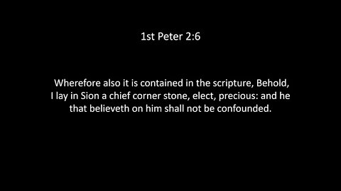 1st Peter Chapter 2