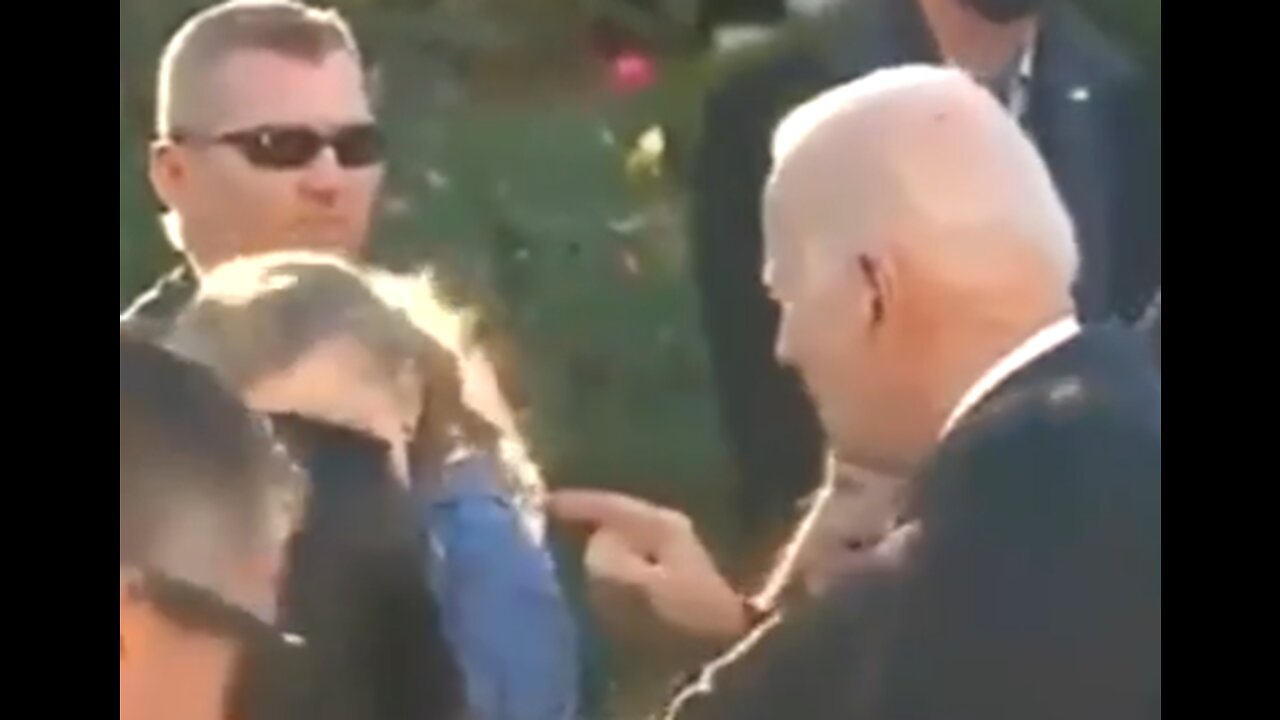 Little girl defends herself against Biden
