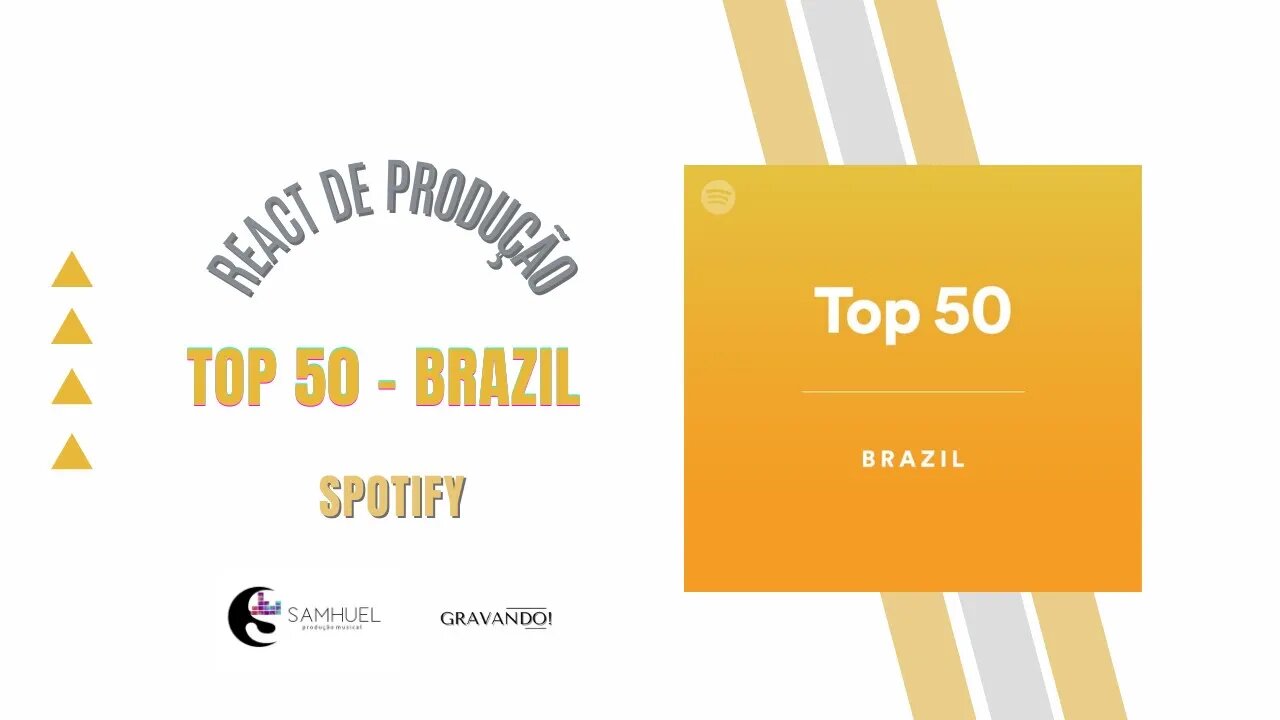 REACT DE PRODUÇÃO MUSICAL - AS 5 MUSICAS ESTOURADAS DO BRASIL!