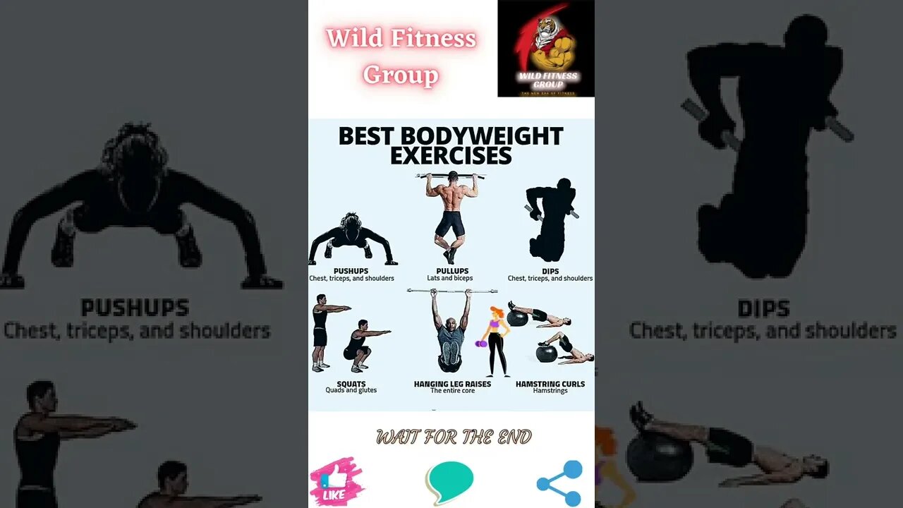 🔥Best bodyweight exercises🔥#shorts🔥#wildfitnessgroup🔥12 July 2022🔥