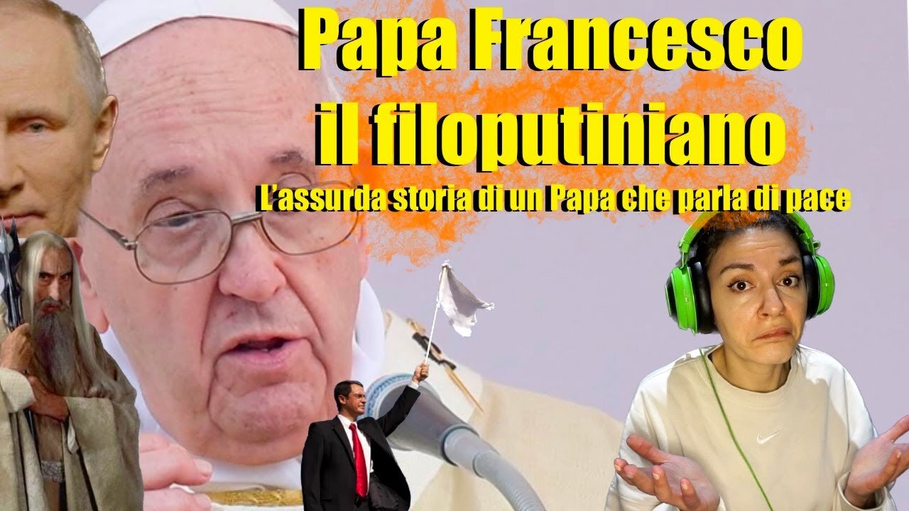 PAPA FRANCESCO IL FILOPUTINIANO l'assurda storia di un papa che parla di pace,perchè non può dire che è per la guerra e che la finanziano loro.Papa Francesco è un massone satanista e un pagano gnostico eretico idolatra valentiniano e pure nazista