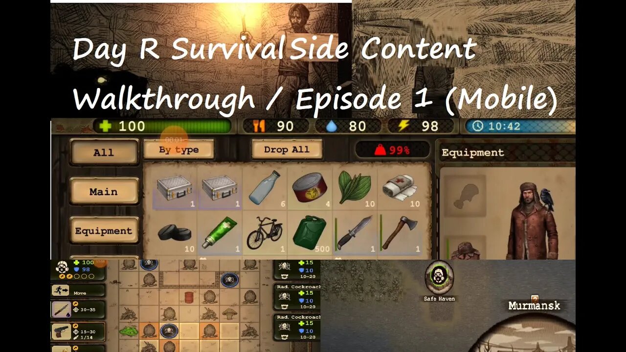 Day R Survival Side Content Walkthrough / Episode 1 (Mobile)