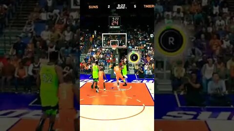 NBA 2K22 OLHA ESSA JOGADA😱😱😱😱😱 #nba #basketball #viral #shorts #gaming #fypシ