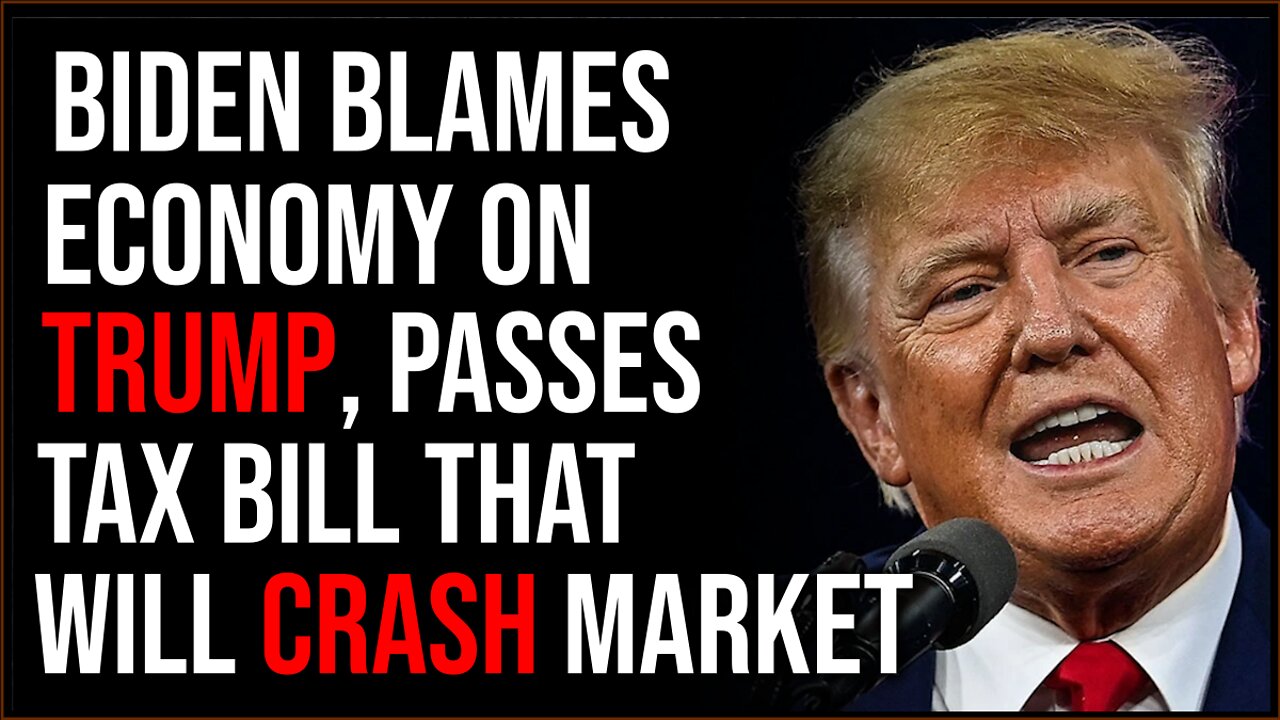 Biden Blames Trump For Economy, Introduces INSANE Tax Plan That Would Cause MASSIVE Market Crash