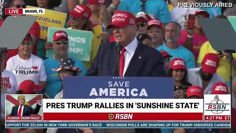 FULL SPEECH: President Donald J. Trump Holds Rally in Miami, FL - 11/6/22