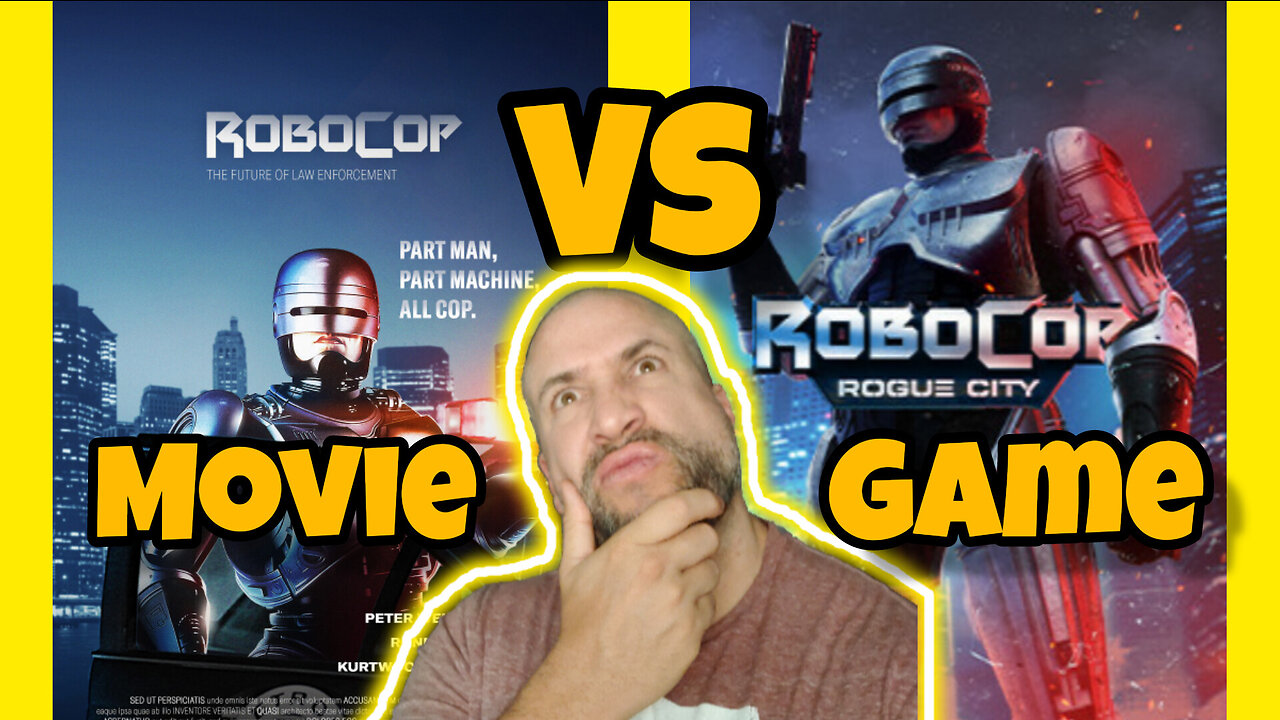 RoboCop (1897) VS Game RoboCop Rogue City REACTION