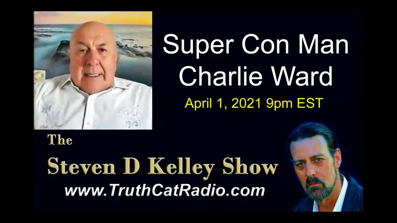 @StevenDKelley #OCCUPYTHEGETTY on Super Con Man Charlie Ward on April 1st Fool´s Day, 2021