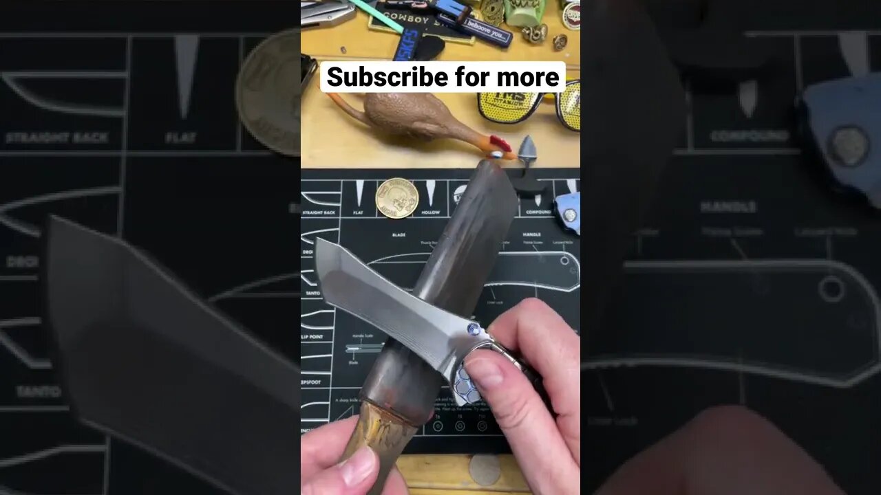 Knife sharpening let’s talk about strops#Shorts #Knives #KnifeSharpening #KnifeLife #Knife￼