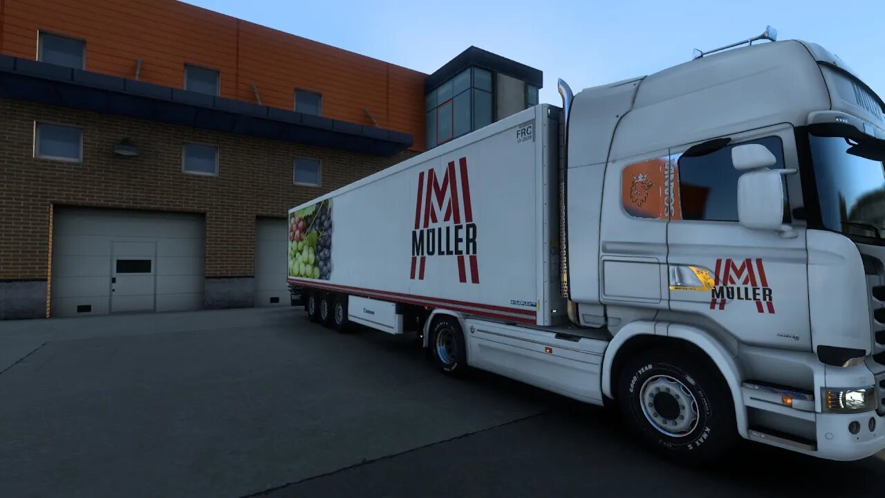 Eurotrucksimulator 2. Mit dem LKW durch Europa Auf der Pro Mod mit guter Musik.