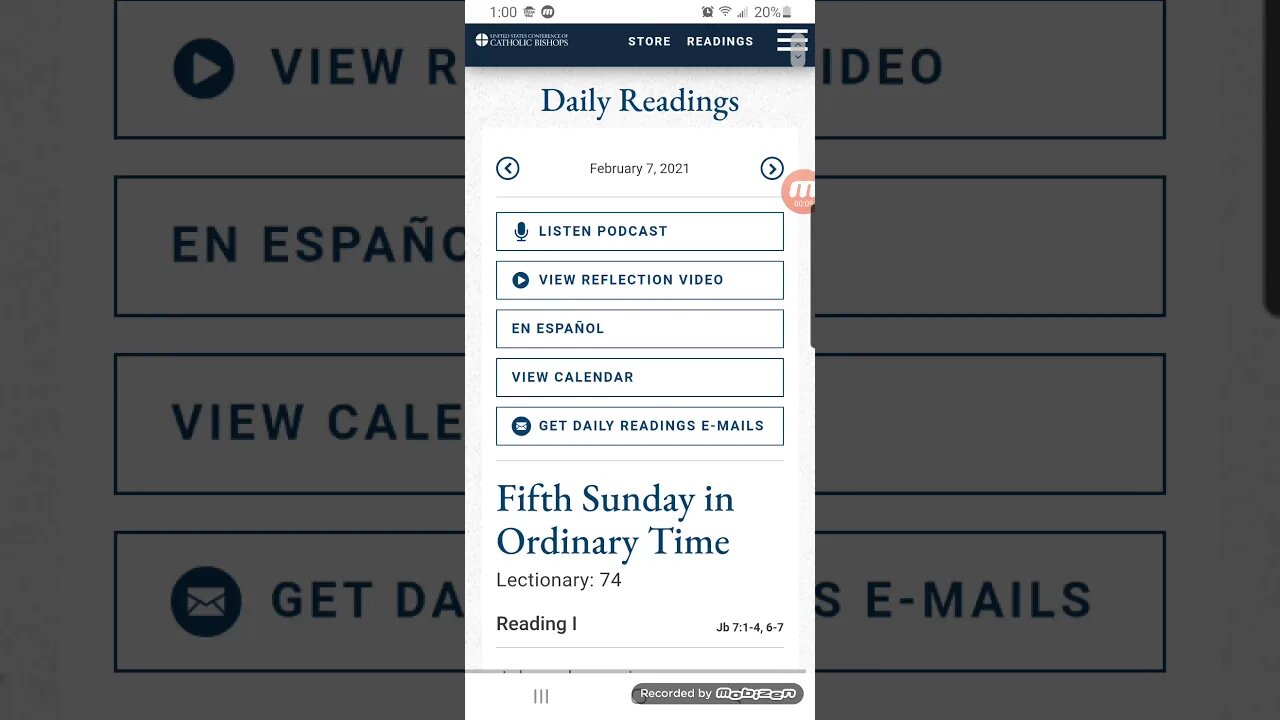 Jesus is our Savior/ Bible reading FEB 07 / 2021