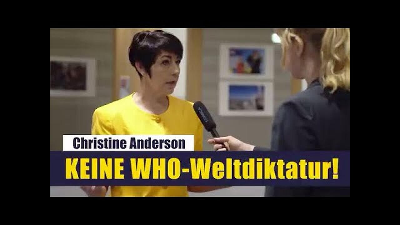 Keine #WHO #Weltditatur ‼️ #Anderson #Europa Abgeordnete von der #AfD im #EUParlament in #Brüssel
