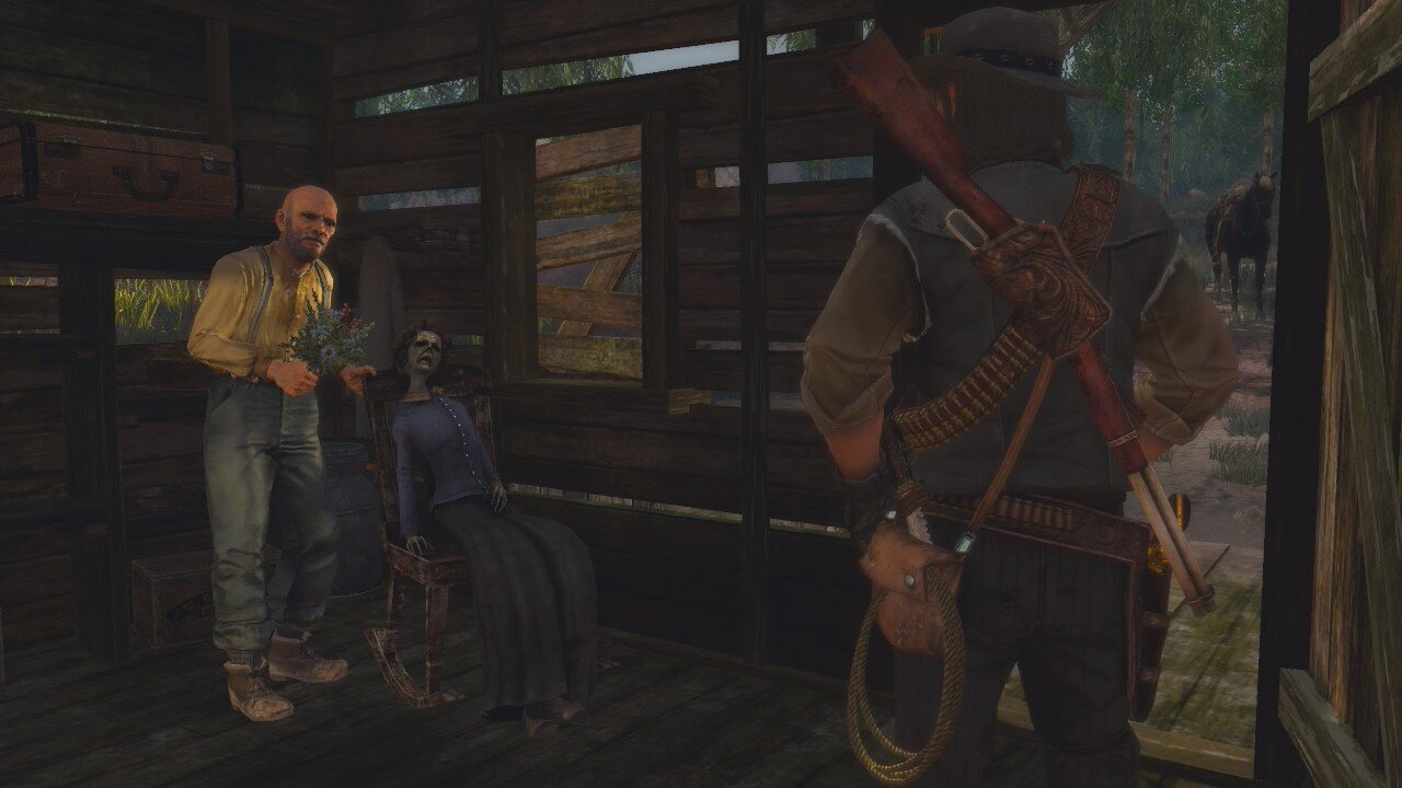 Red Dead Redemption- Morbidly Senile, Elder Abuse, or just Mentally Sick?