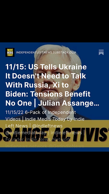 11/15: US Tells Ukraine It Doesn't Need to Talk With Russia, Xi to Biden: Tensions Benefit No One