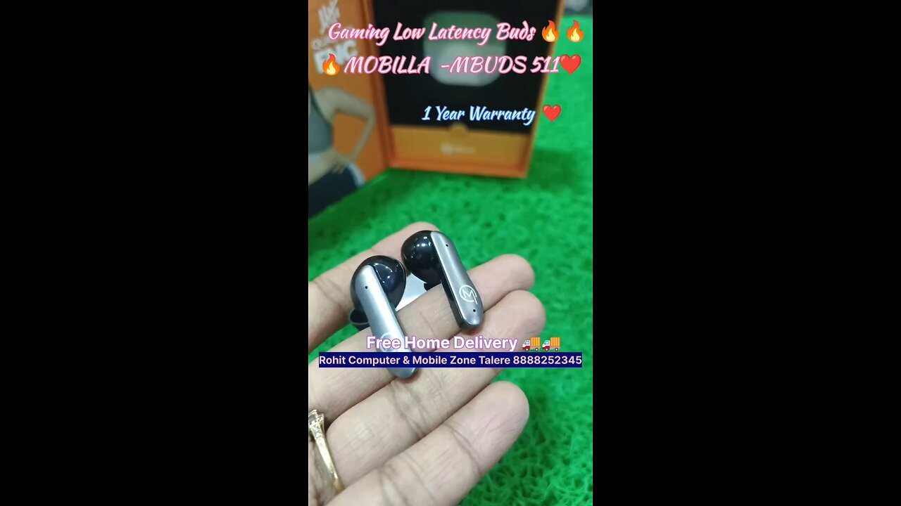 Best Gaming Low Latency Buds 🔥 Mobilla MBuds 511 Unboxing 😍 ENC Quad Mic 😇 40 Hours Playtime