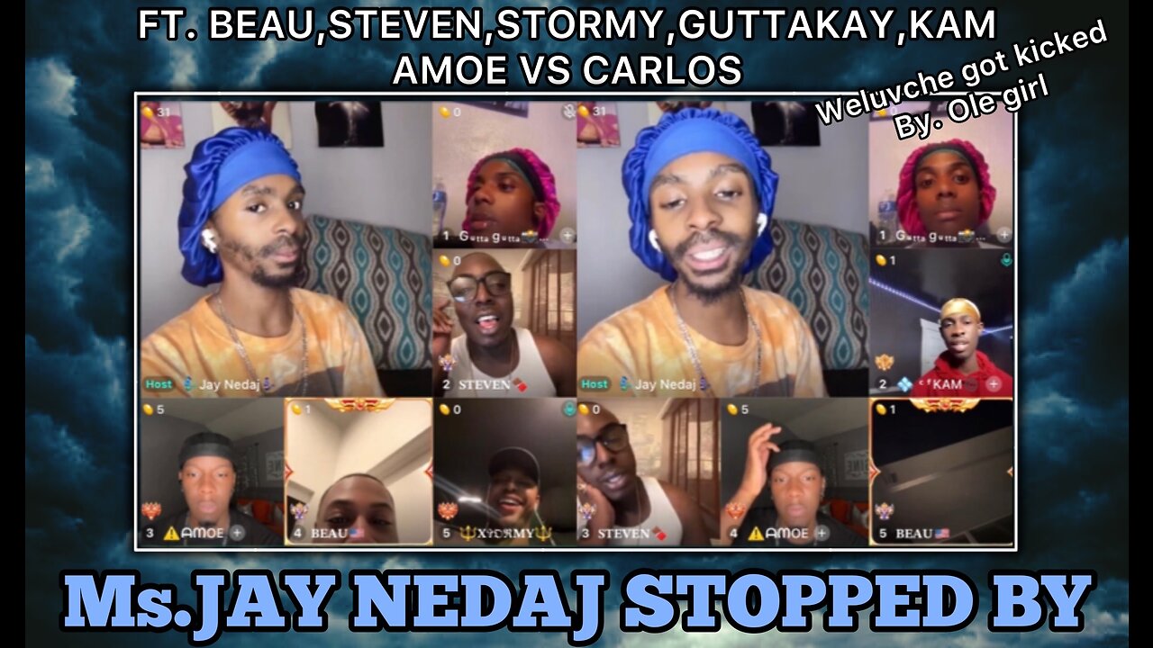 BEAU,STEVEN,GUTTAKAY,STORMY - JAY NEDAJ GIVES HOUSE TOUR - AMOE VS CARLOS VS KAM - WELUVCHE GOT KICKED