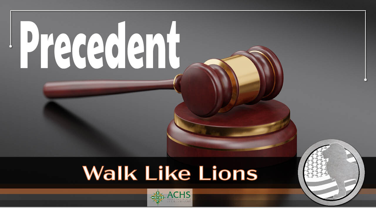 "Precedent" Walk Like Lions Christian Daily Devotion with Chappy October 5, 2021