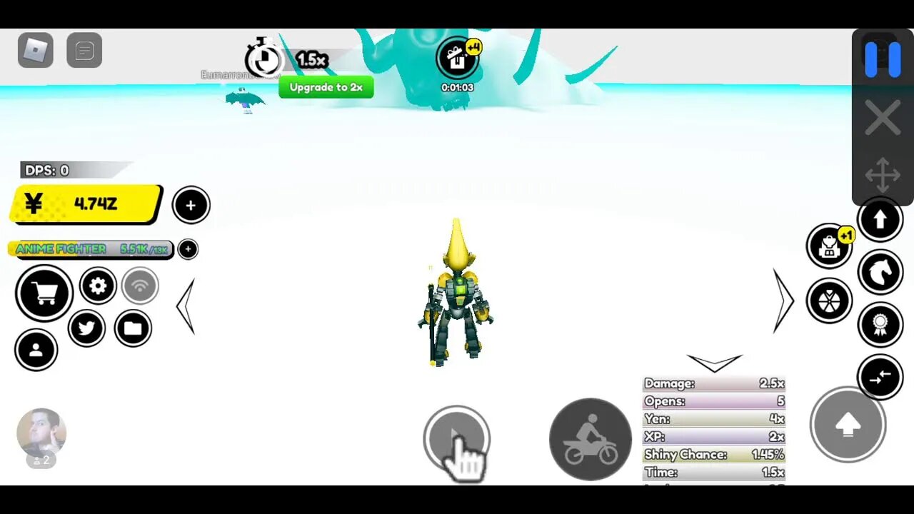 anime fighters UPDATE26 3x xp e +3 luck 24h