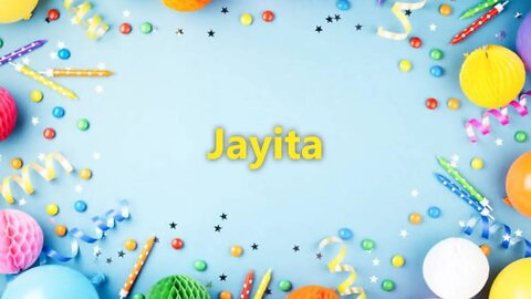 Happy Birthday to Jayita - Birthday Wish From Birthday Bash