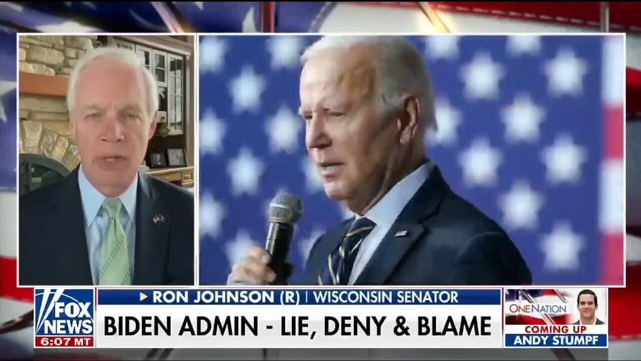 Sen Johnson: Biden's Plan To Destroy America Is Outrageous