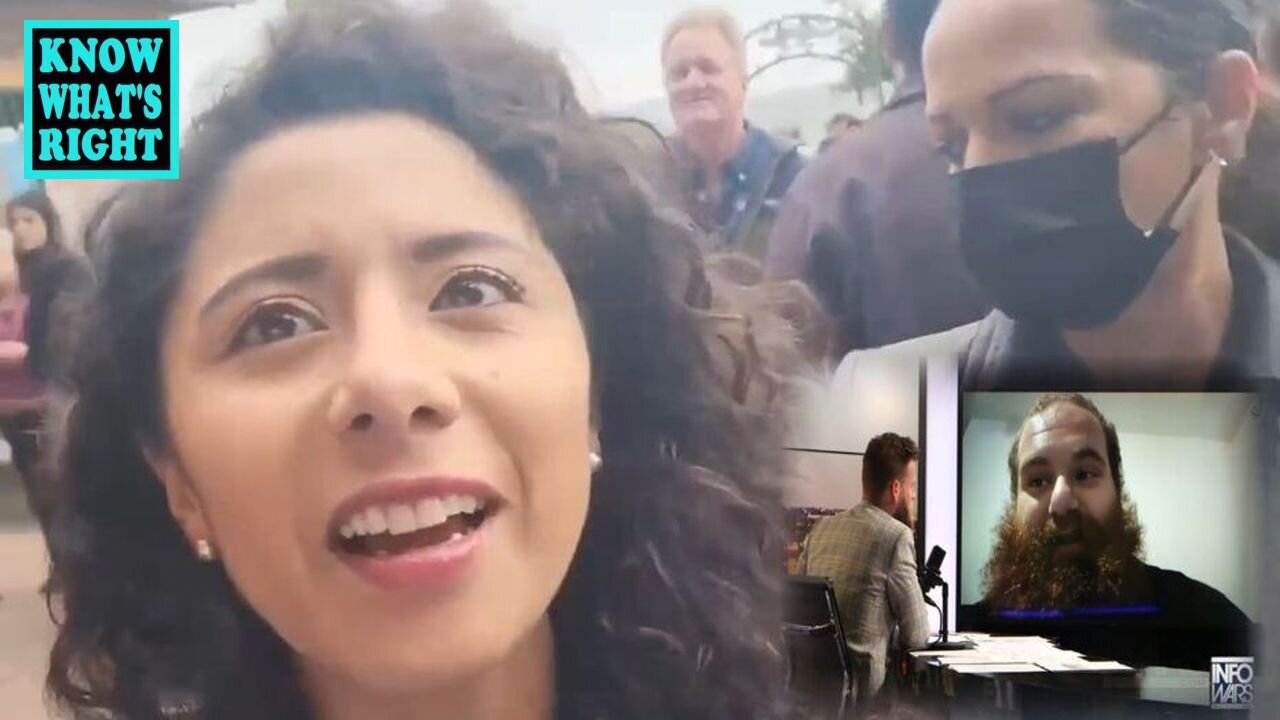 BAD FOR HOUSTON - Lina Hidalgo confronted by Alex Rosen and called out on Infowars