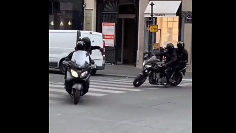 An armed robbery of a Chanel jewelry store near Place Vendome in Paris