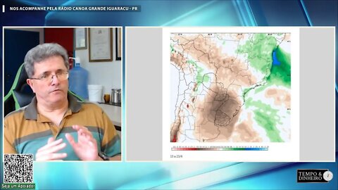 Previsão do tempo indica chuvas e risco de geadas no Sul