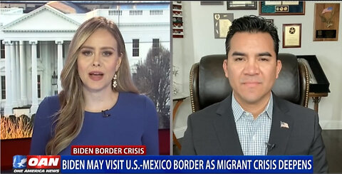 Victor Avila with OAN's Stella Escobedo - Biden on border security, analysis of his new plan