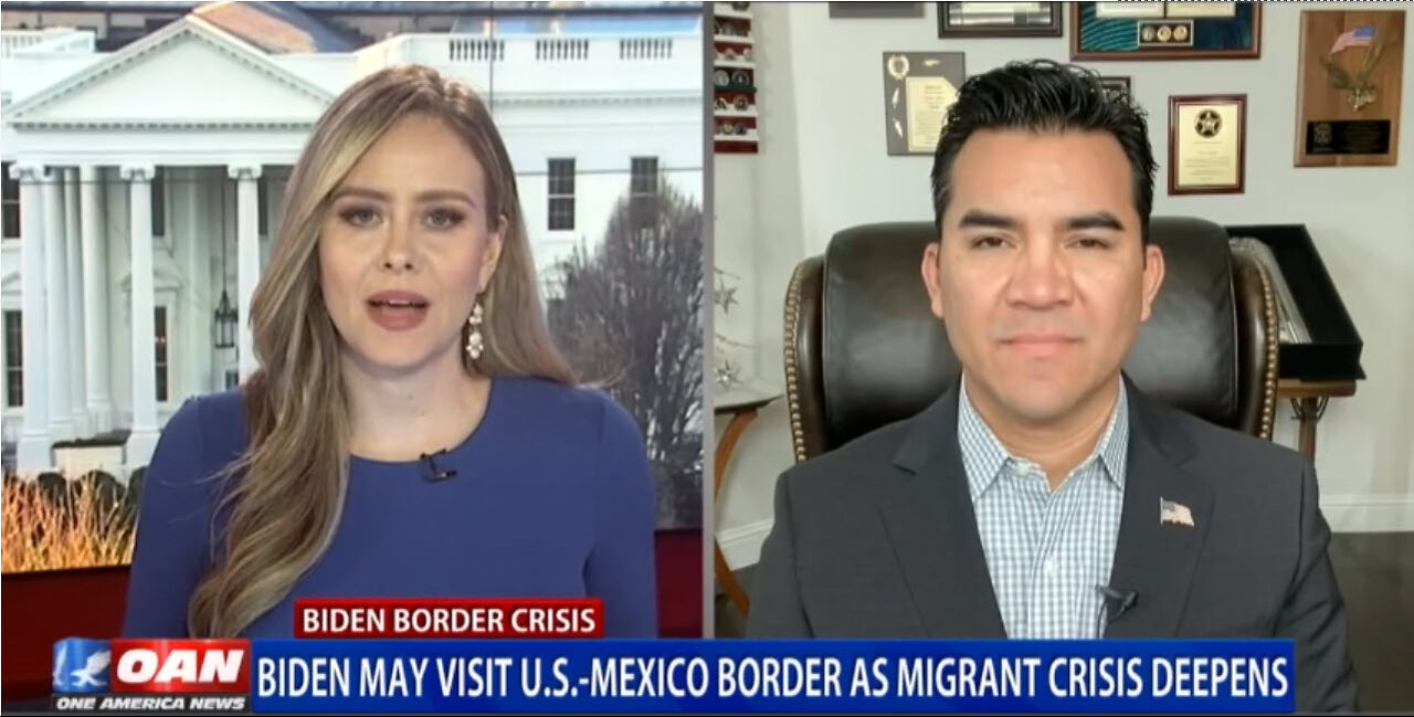 Victor Avila with OAN's Stella Escobedo - Biden on border security, analysis of his new plan