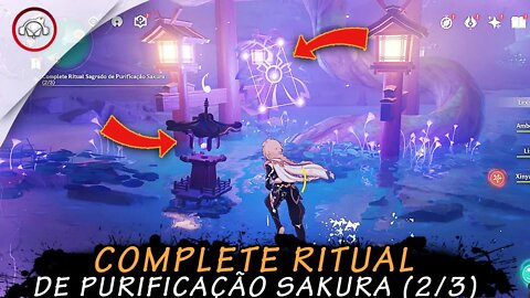 Genshin Impact, Complete ritual de purificação Sakura (2/3) | Super Dica PT-BR