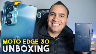 Moto Edge 30, com 5G, POTENTE e SUPER FINO! Unboxing e Impressões