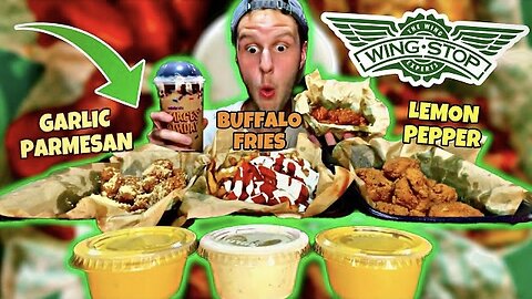 HUGE Wingstop Mukbang!!! - Boneless Wings, Buffalo Ranch Fries Eating Sounds