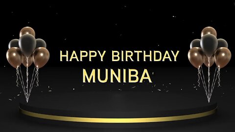 Wish you a very Happy Birthday Muniba