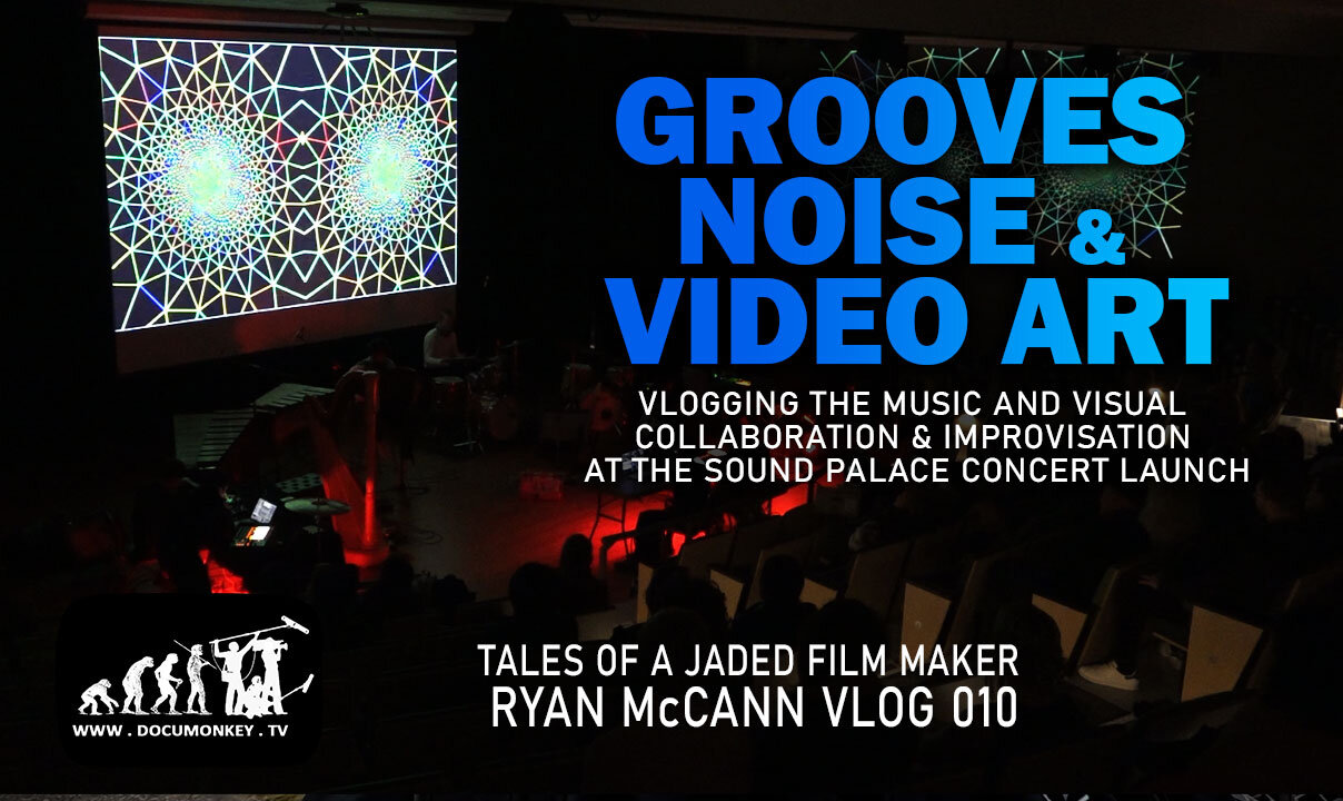 Art Music Vlog 010 - Grooves, Noise & Video Art - Collaboration at the Sound Palace