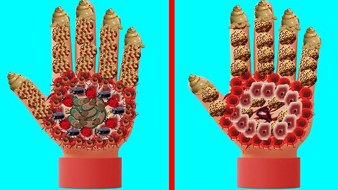 Care Animation | ASMR Treatment Remove Maggots And Dogs Ticks Hand