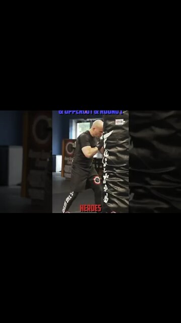 Heroes Training Center | Kickboxing & MMA "How To Double Up" Hook & Hook & Uppercut & Round 1#Shorts