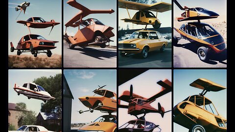 The FLYING CARS of POPULAR MECHANICS Magazine (4K)