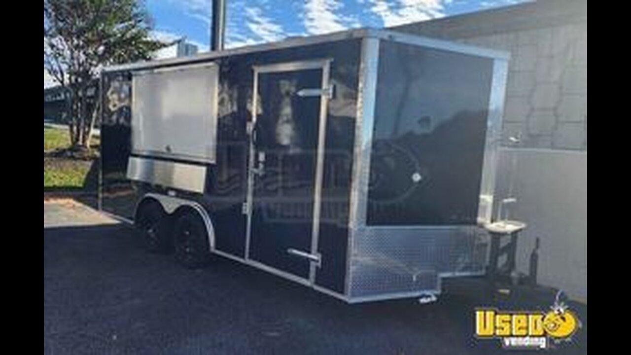 2021 Fast Cargo 8.5' x 16' Mobile Kitchen / Concession Trailer for Sale in Georgia!